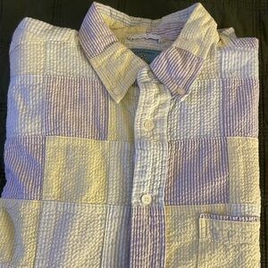 Madras Seersucker Button Down